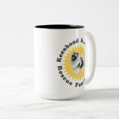 KSRFのロゴ15のozのマグ ツートーンマグカップ (正面右)