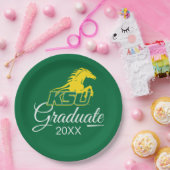 KSUケンタッキー州大学卒業 ペーパープレート (パーティー)