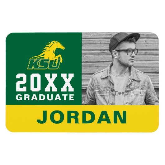 KSUケンタッキー州大学卒業 マグネット (横)