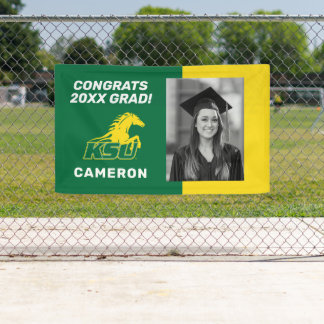 KSUケンタッキー州大学卒業 横断幕