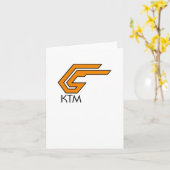 Ktmロゴステッカー1 カード (黄色い花)