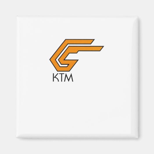 Ktmロゴステッカー1 マグネット (正面)