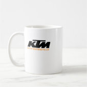 Ktmロゴステッカー2 コーヒーマグカップ (左)