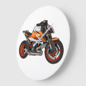KTM 1290 SuperDuke ラージ壁時計 (傾斜)