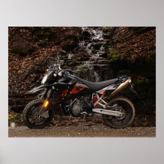 KTM 950スーパーモト ポスター (正面)