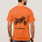 Ktm 950 Supermoto Tシャツ (裏面)