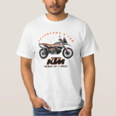 KTM ADVENTURE R 790デザイナーアパレルTシャツ Tシャツ (正面)