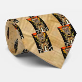 KuのハワイアンのTikiの神 ネクタイ (ロール)