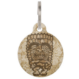 Ku-Tikiのハワイの動揺してなハイビスカス ペット　ネームタグ