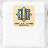 Kuala Lumpur Malaysia Southeast Asia スクエアシール (バッグ)