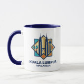 Kuala Lumpur Malaysia Southeast Asia マグカップ (左)