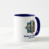 Kuala Lumpur Malaysia Southeast Asia マグカップ (正面右)