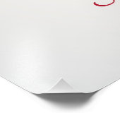 Kuala Lumpur skyline in red フォトプリント (角)