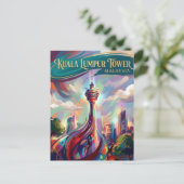 Kuala Lumpur Tower Malaysia ポストカード (スタンド正面)
