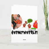 Kuanのインおよび孔雀の羽 カード (裏面)