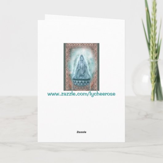 Kuanのインの挨拶状 カード (裏面)