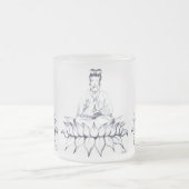 Kuanのインの曇らされたガラスのマグ フロストグラスマグカップ (中央)