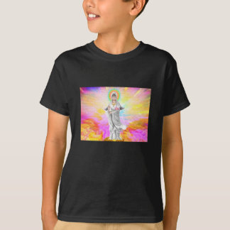 Kuanのインの祈りの言葉のティー Tシャツ