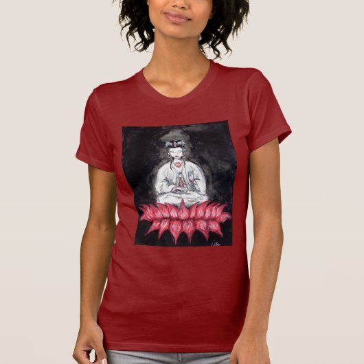 KUANのインの赤のTシャツ Tシャツ (正面)