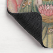 Kuanのインの"ピンクのはすハート"のマウスパッド マウスパッド (コーナー)