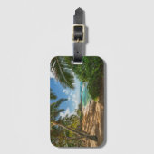 Kuauの入江のビーチ|マウイ、ハワイ ラゲッジタグ (正面縦)