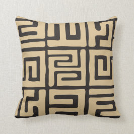 Kubaの幾何学的な布の刺激を受けたな地球の調子 クッション