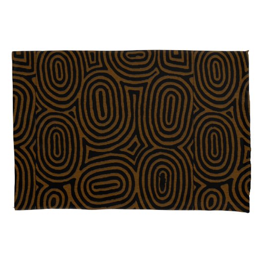 Kuba Heritage Geometric Fleece Blanket  枕カバー (正面)