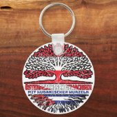 Kuba Kubanisch Österreichisch Baum キーホルダー (正面)