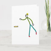 Kubb Playing Stickman カード (正面)