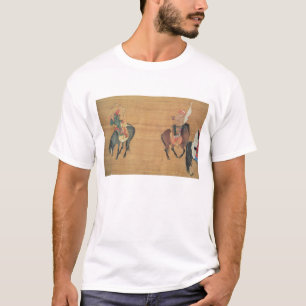 Kublai Khanの(1214-94年の)狩り(詳細)、元のdynas Tシャツ