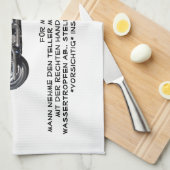 küchenhandtuch mit motorrad und text キッチンタオル (四つ折り)