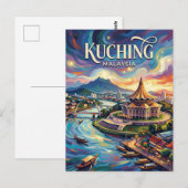 Kuching Malaysia ポストカード (正面/裏面)