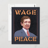 Kucinich - Wage Peace ポストカード (正面/裏面)
