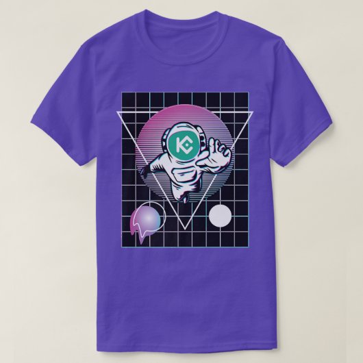 KuCoinトークン宇宙飛行士 Tシャツ (デザイン正面)