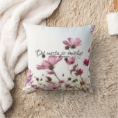 Kudde Blommor Det mesta är omöjligt クッション (ブランケット)