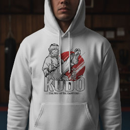 Kudo Martial Art - Fighter and Kanji Design パーカ