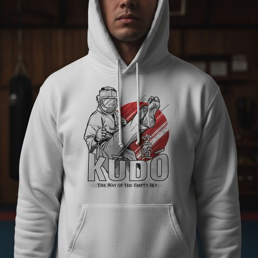 Kudo Martial Art - Fighter and Kanji Design パーカ