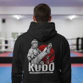 Kudo Martial Art - Fighter and Kanji Design パーカ