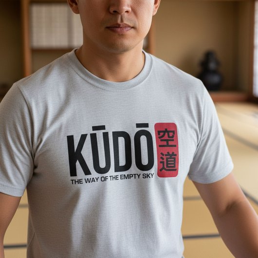 Kudo – Minimal Japanese Martial Arts Emblem Tシャツ
