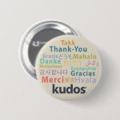 Kudos®のありがとう 缶バッジ (正面&裏面)