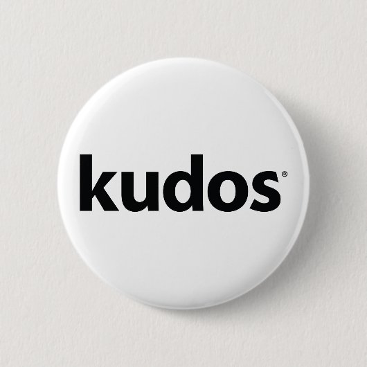 Kudos® 缶バッジ (正面)