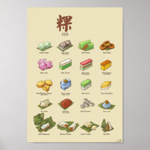 Kueh の粿I (A4) ポスター