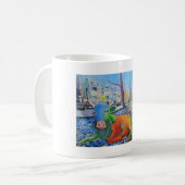Kuhle Tasse: Baby Amsterdam コーヒーマグカップ (正面左)