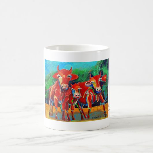 Kuhle Tasse: RedGangGirls コーヒーマグカップ (中央)