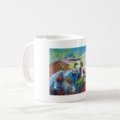 Kuhle Tasse: Selma Greenhorn コーヒーマグカップ (正面左)