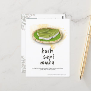 Kuih Seri Mukaマレーシアのはがき ポストカード