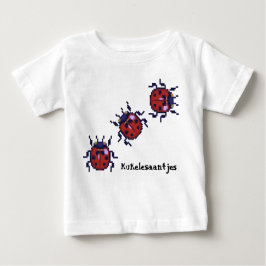 Kukelesaantjes pixelart shirt ベビーTシャツ
