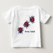 Kukelesaantjes pixelart shirt ベビーTシャツ (裏面)