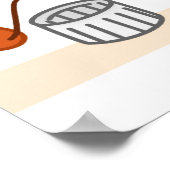 Kukie and tooth brushing 2 ポスター (角)