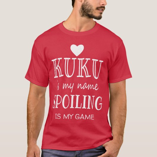 Kuku Is My Name Hawaii Hawaiian Grandma retro vint Tシャツ (正面)